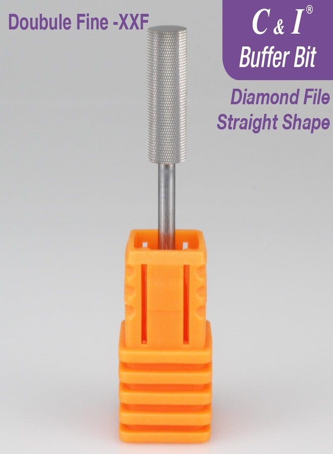C & I Nature Nail Buffer Nail Drill Bit XXF Efile Small Barrel Diamond File-Teeth Safe for Nail Beauty Fans or Nail Techs Do Nail Art Preparation & Prep Nail Bed at Home or Nail Salon Double Hand Use - Image 5
